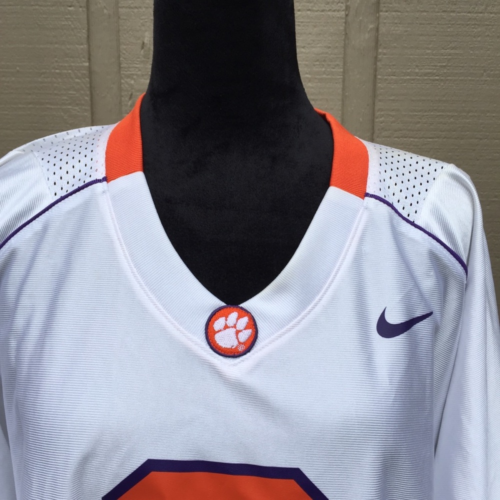 Men’s Authentic Nike Team #3 Clemson Tigers Jersey - Picture 7 of 15